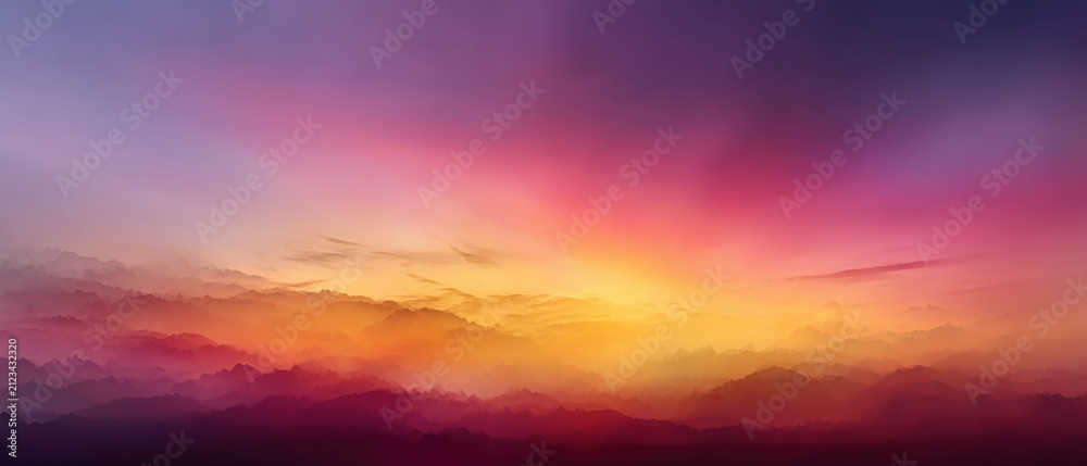 Fototapeta premium Seamless gradient backdrop with warm light across amber center blending into smoky rose and deep brown edges creating an elegant modern abstract background with broad copy space