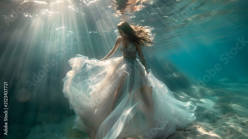 Underwater Fashion Shot