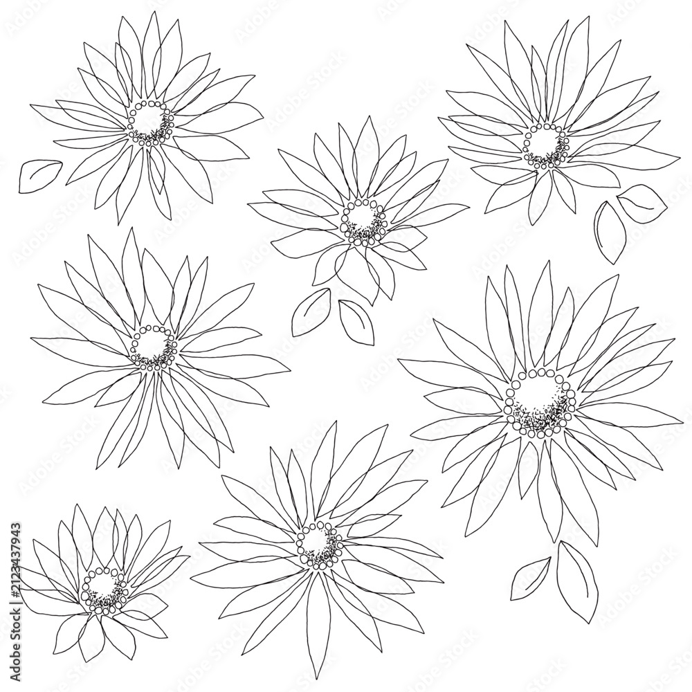 Obraz premium Abstract flower material ideal for textile design,