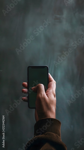 Close-up Hand with Smartphone