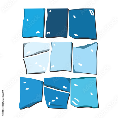 Make a Professional Mosaic Black to Blue Vector
