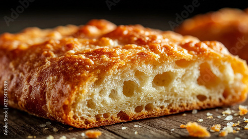 Crunchy Golden Top of Fresh Pastry – Delicious Baked Dessert for Recipe Card, Cozy Kitchen Visuals or Holiday Baking Content