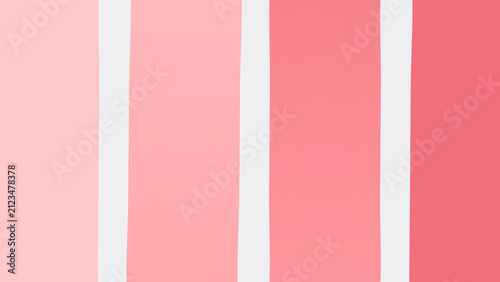 Foto Stripes display a gradient of soft pink and rose hues separated by crisp white vertical lines