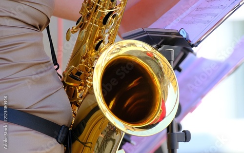 Canvas Print Saxofon