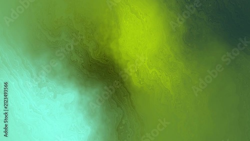 Abstract Green and Teal Fluid Background with Ethereal Smoke Textures and Soft Lighting for Modern Digital Design, Web Banner, or Creative Presentation
