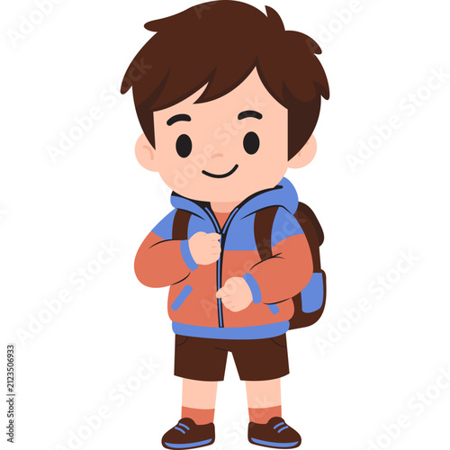 Hiking Illustration