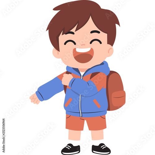Hiking Illustration
