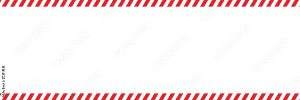 Fototapeta premium Road Traffic Safety Straight Line, Horizontal Road Marking and Lane Divider for Highway, Street and Transportation Safety Design Isolated on White Background.