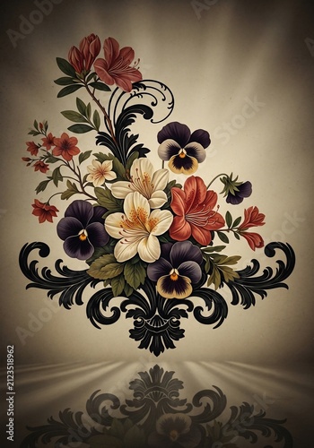 Whispers of Bloom, a Digital Tapestry