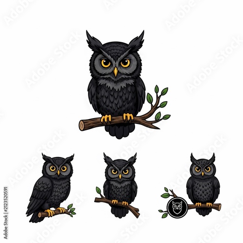 Midnight Sentinels of the Whispering Boughs