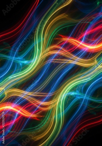 Chromatic Currents: A Dance of Light