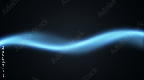 Abstract glowing blue light wave on dark background with abstract background wallpaper futuristic
