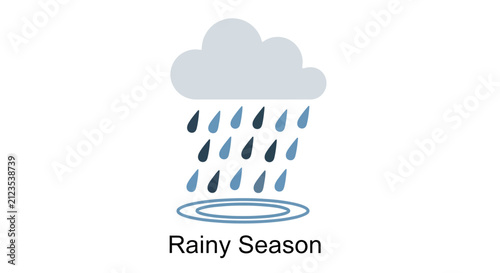 Rainy Season Weather Cloud Rain.