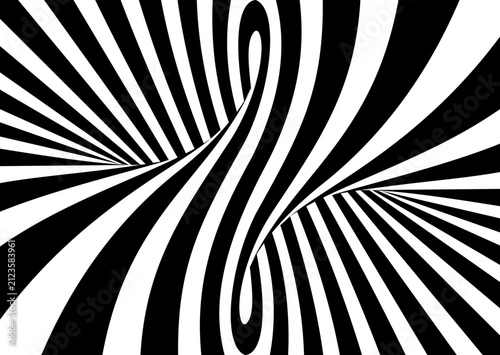 фотографія Optical illusion vector illustration