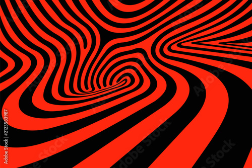 optical illusion vector illustration