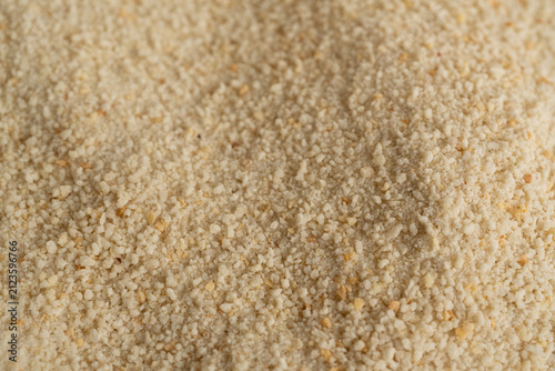 Fotografie Bread Crumbs Texture Background, Crunchy Rusk Bread Crumbs Pattern