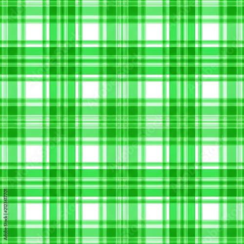 Green tartan plaid seamless pattern background texture