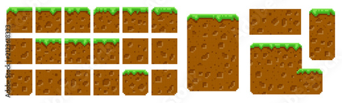 Game Tiles Platform Blocks Pixel