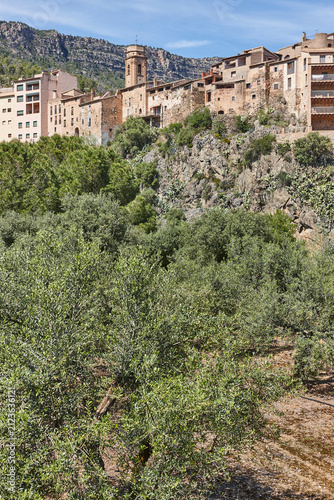 Traditional priorat village of La Vilella Baixa. Tarragona, Catalonia, Spain