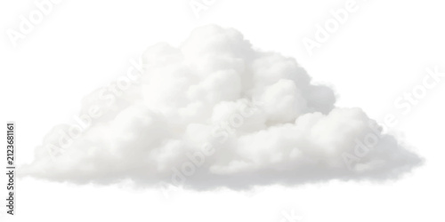 White Fluffy Clouds in a Bright Blue Sky Natural Cloudscape Background with Sunny Summer Weather