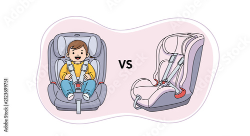 Comparison of two different types of baby car seats to help parents choose the safest option for their infant or toddler.
