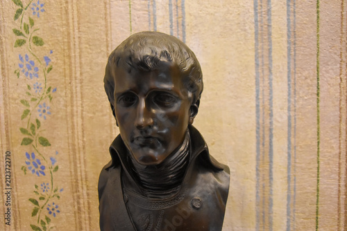 Fotografie Buste de Napoleon Bonaparte. Ajaccio- Corse- France.
