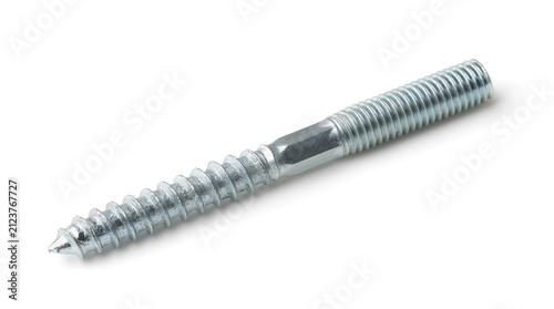 Double threaded steel hanger bolt