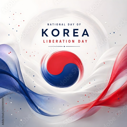 Korea liberation day celebration design
