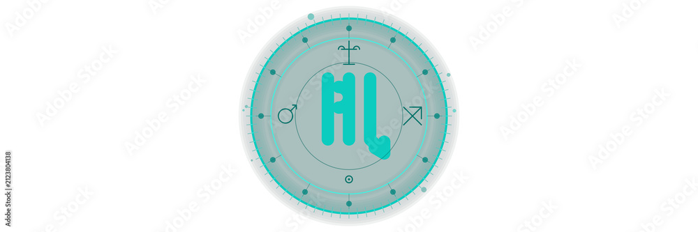 Fototapeta premium Stonehenge sunrise alignment symbol. Isolated transparent PNG overlay.