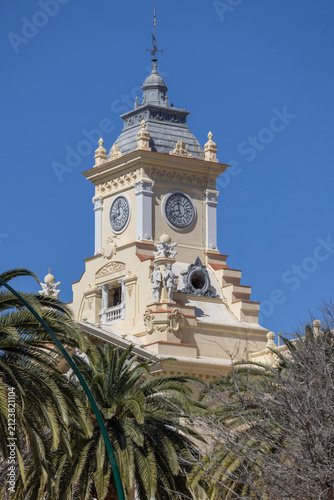 Baroque Revival building of Malaga City Hall (Ayuntamiento de Malaga), Malaga; Andalusia; Spain