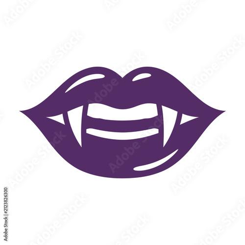 Purple vampire lips
