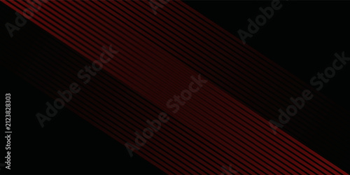 Abstract black and red stripes line gradient background for backdrop or presentation