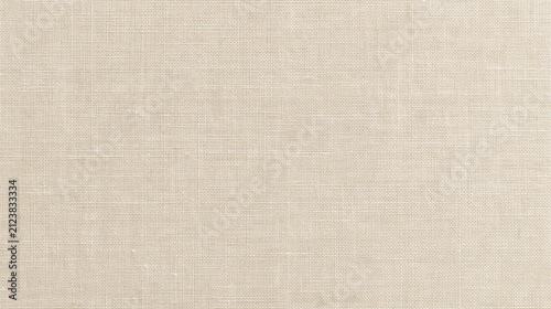 Beige Linen Texture Background with Fine Woven Fabric Pattern
