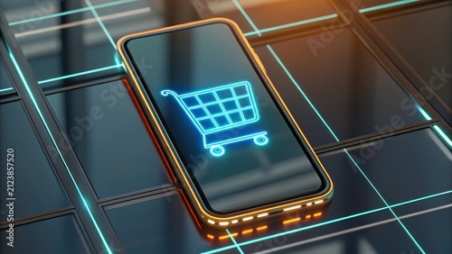Modern Smartphone Displaying Personalized Product Recommendations