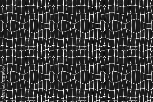Seamless vector pattern of black or white crocodile skin. Alligator skin texture background. Luxury leather.