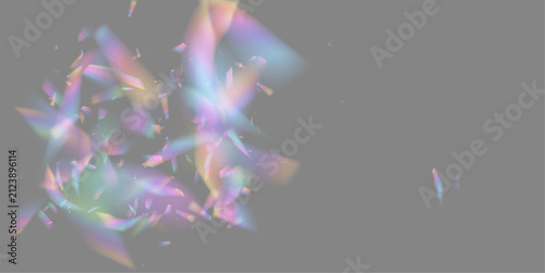 Foto Neon crystal flare bursts brightly