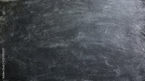 Dark textured chalkboard background with scratches and white chalk dust marks