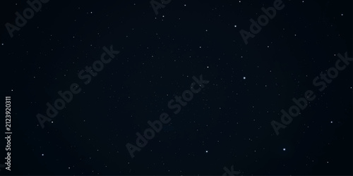Konstfotografi A vast expanse of deep blue night sky, shimmering with countless distant stars, evokes a sense of wonder and cosmic mystery