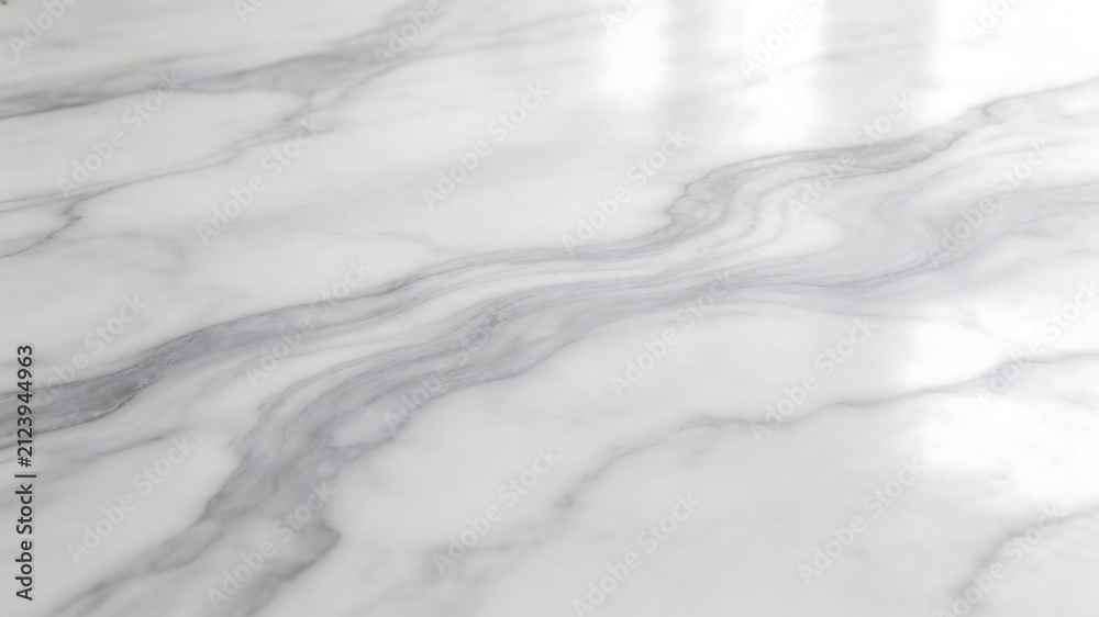 Obraz premium White marble surface with gray veining