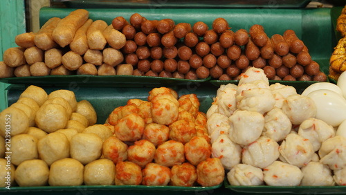 Bild auf Leinwand Various choices of ingredients for Pasembur
