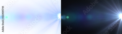 flare blue ray light lens effect optical glow shine beam burst isolated transparent vfx overlay background alpha glowing