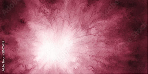 Obraz na plátne A vibrant burst of magenta ink blooms and spreads outward, creating a mesmerizing abstract pattern