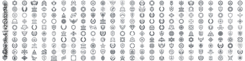 collection abstract logo law firm, jutice vector business icon logo