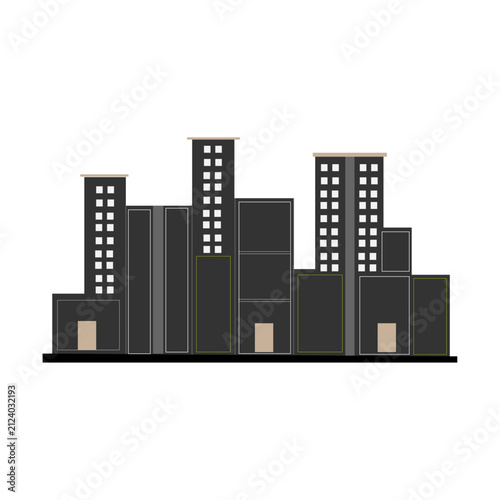 city skyline silhouette, abstract city skyline, city skyline vector, 