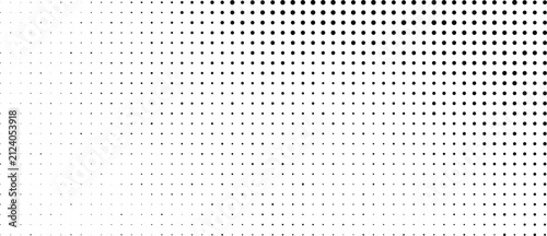 Halftone square pattern vector, black and white geometric gradient background, abstract minimalist grid texture for modern graphic design