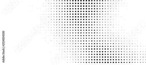 Minimalist halftone square pattern vector, black and white geometric gradient texture, abstract digital pixel background for modern graphic design