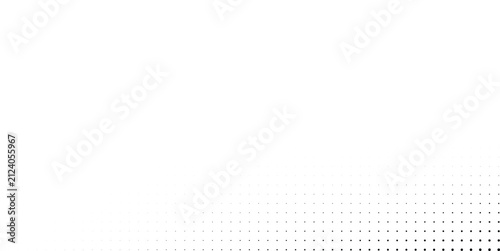 Minimalist halftone dot pattern, black and white gradient texture vector, subtle dotted background for modern graphic design and web layouts