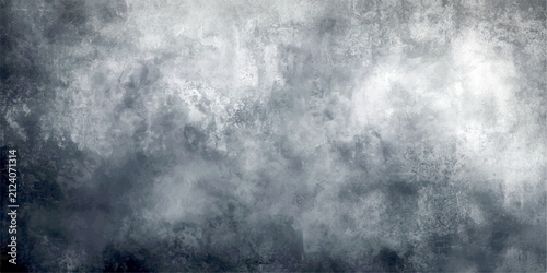 Foto Gritty Stormy Texture background evocative of tempestuous weather, this textured background, rendered in shades of grey and white, suggests a raw