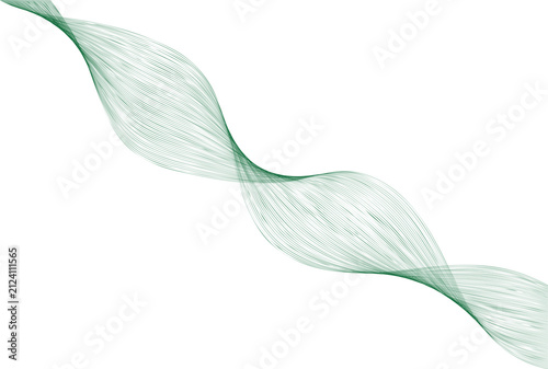 abstract green background with waves