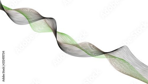 web line solated on white background